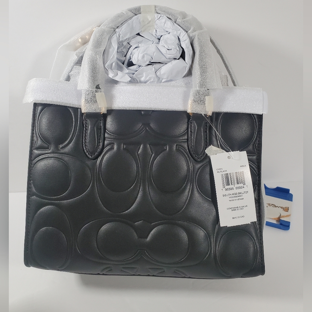 NWT Coach Maggie Small Tote Bag In Signature Leather - Picture 3 of 11